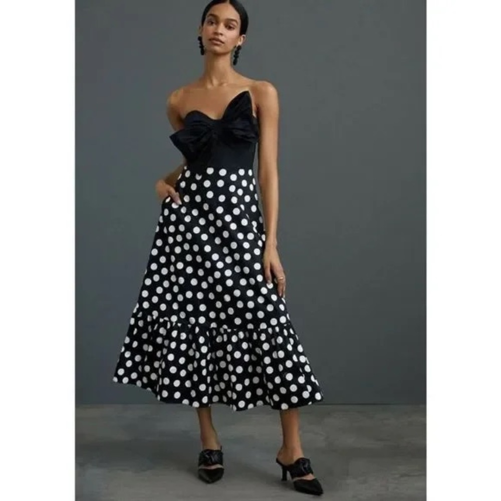 Hutch Black and White Polka Dot dress